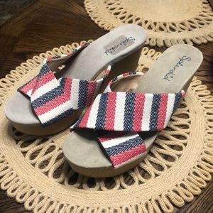Splendid wedge sandals size 9.5